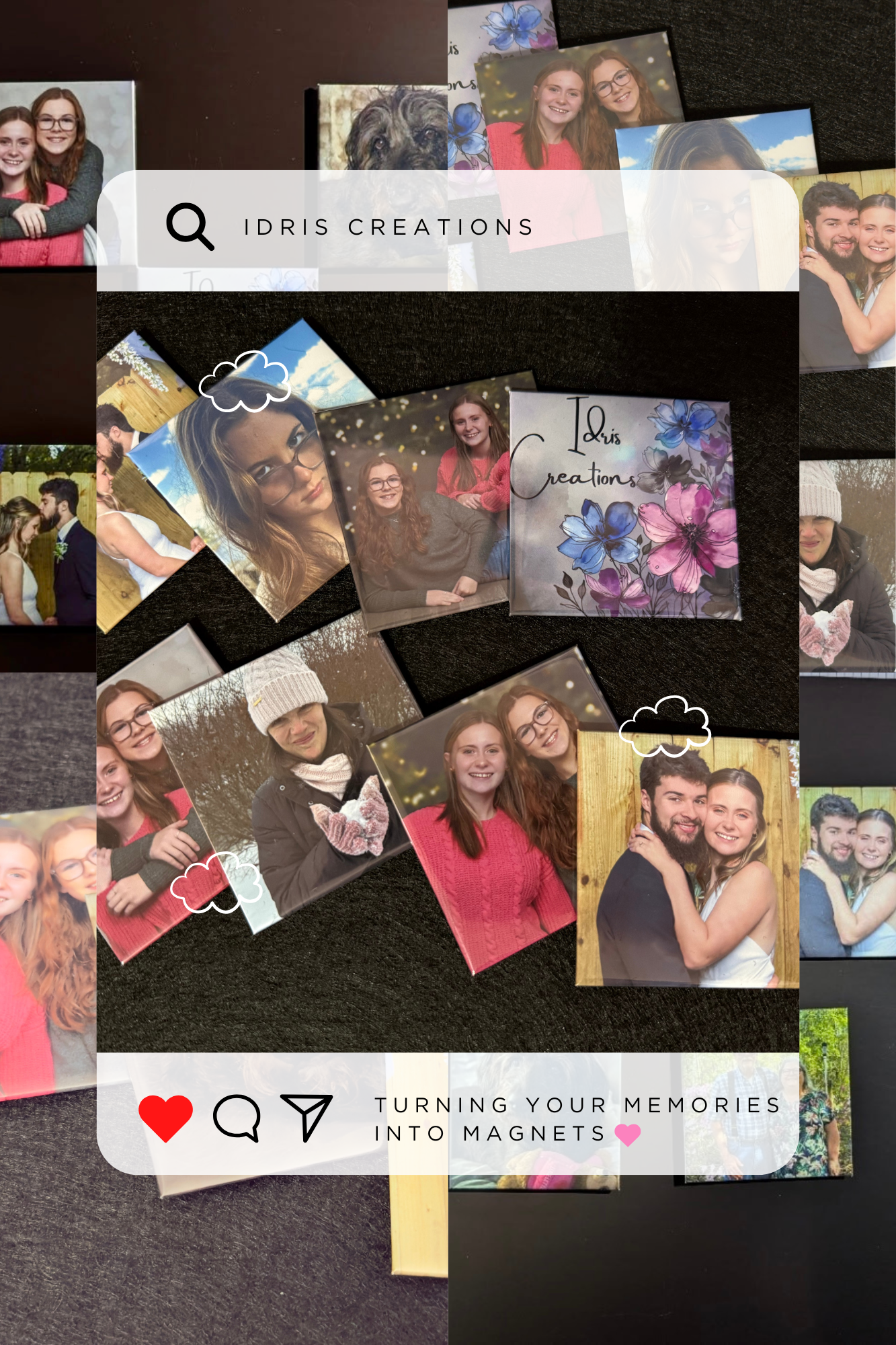 Square Photo Magnets